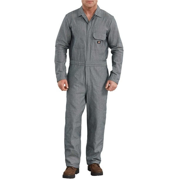 Dickies Dickies Mens and Big Mens Fisher Striped Cotton Coveralls