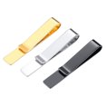 thumbnail image 4 of OULII 3 Pcs Men's Tie Clip Rectangular for Business Formal Wear, 4 of 8