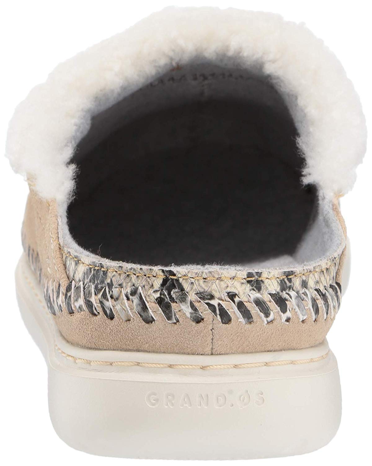 NEW REAL FUR LINED SUEDE COLEHANN SLIPPERS, SIZE 9 1/2 Cole Haan Womens 2.ZeroGrand Fur Closed Toe Slip On Slippers  main image 3