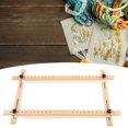 thumbnail image 3 of Embroidery Frame, Adjustable Length Wooden Quilting Frame, 60 X 100cm Cross Stitch Silk Painting For Sewing Embroidery, 3 of 8