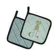 thumbnail image 2 of Caroline's Treasures Alphabet C for Cat Pair of Pot Holders, 2 of 2