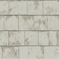 Chesapeake Clint Grey Weathered Wood Wallpaper