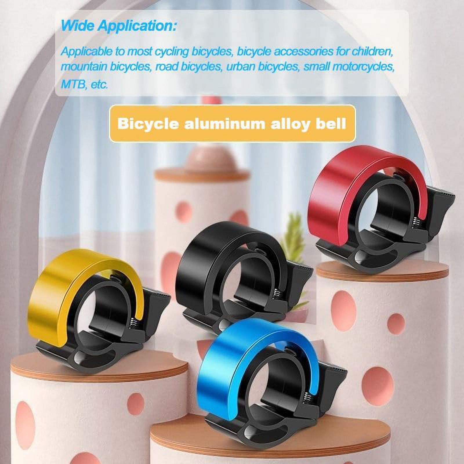 Sonnette De Vélo En Alliage D'aluminium - Son Puissant - Installation Facile Sur Guidon 22mm - Design Discret Et Résistant