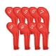 thumbnail image 2 of 9x Golf Iron Headcover Golf Club Head ,4,5,6,7,8,9, P Número Juego de protectores de envoltura bordados Impermeable PU Guardia Accesorios de rojo Baoblaze Cubiertas de hierro de golf, 2 of 8
