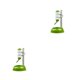 thumbnail image 3 of Greeniant Dispensador automático de botellas de agua, contenedor portátil de comida para mascotas, bebedero ligero, cuencos de alimentación Verde 23.8 × 23.8 × 39 cm 2piezas, 3 of 6