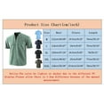 thumbnail image 2 of Krdevn Mens Shirts - Sleeve V Neck Men's Gothic Lace Up Tie Short T Shirt Men Shirts,Mens Fall Shirts,Color:Blue,Size:3XL, 2 of 3