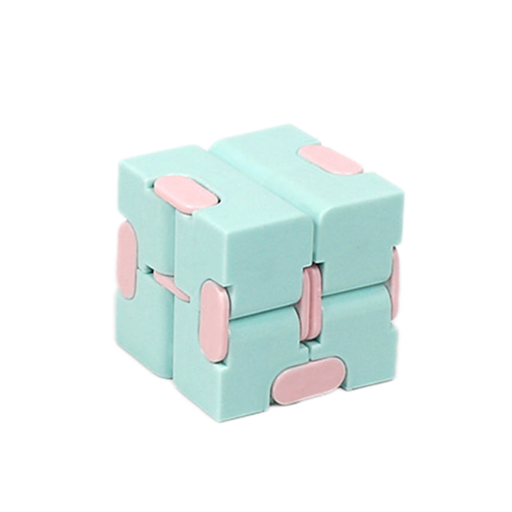 Colorful Fidget Cube Plastic Infinity Cube For Stress Relief Fidget 