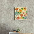 thumbnail image 3 of Epic Graffiti 'Playful Floral Trio III' by Silvia Vassileva, Canvas Wall Art, 18"x18", 3 of 8