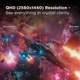 thumbnail image 6 of TCL 32” G64 Series QHD HDR QD-Mini LED Gaming Monitor, 180Hz Refresh Rate, LD336 Precise Dimming Series, HDR600 Brightness, 1ms, AMD FreeSync, 6 of 22