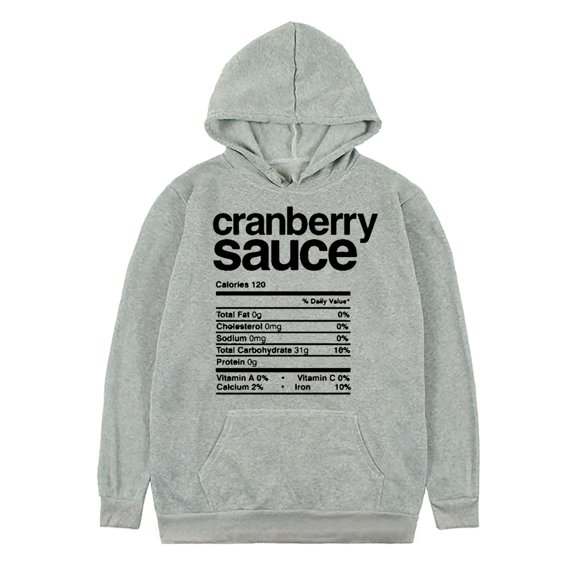 Fesfesfes Hooded Sweatshirt for Men Healthy Recipes Printed Long Sleeve Tops Casual Hooded Pullover Sweatshirt Tops on