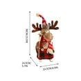thumbnail image 5 of Vggrvlo Reindeer Christmas Stuffed Animals Cute Thanksgving Plush Doll for Office Moose Xmas Decorative Hanging Ornaments for Holiday Party Decor Kids Gifts, 5 of 6