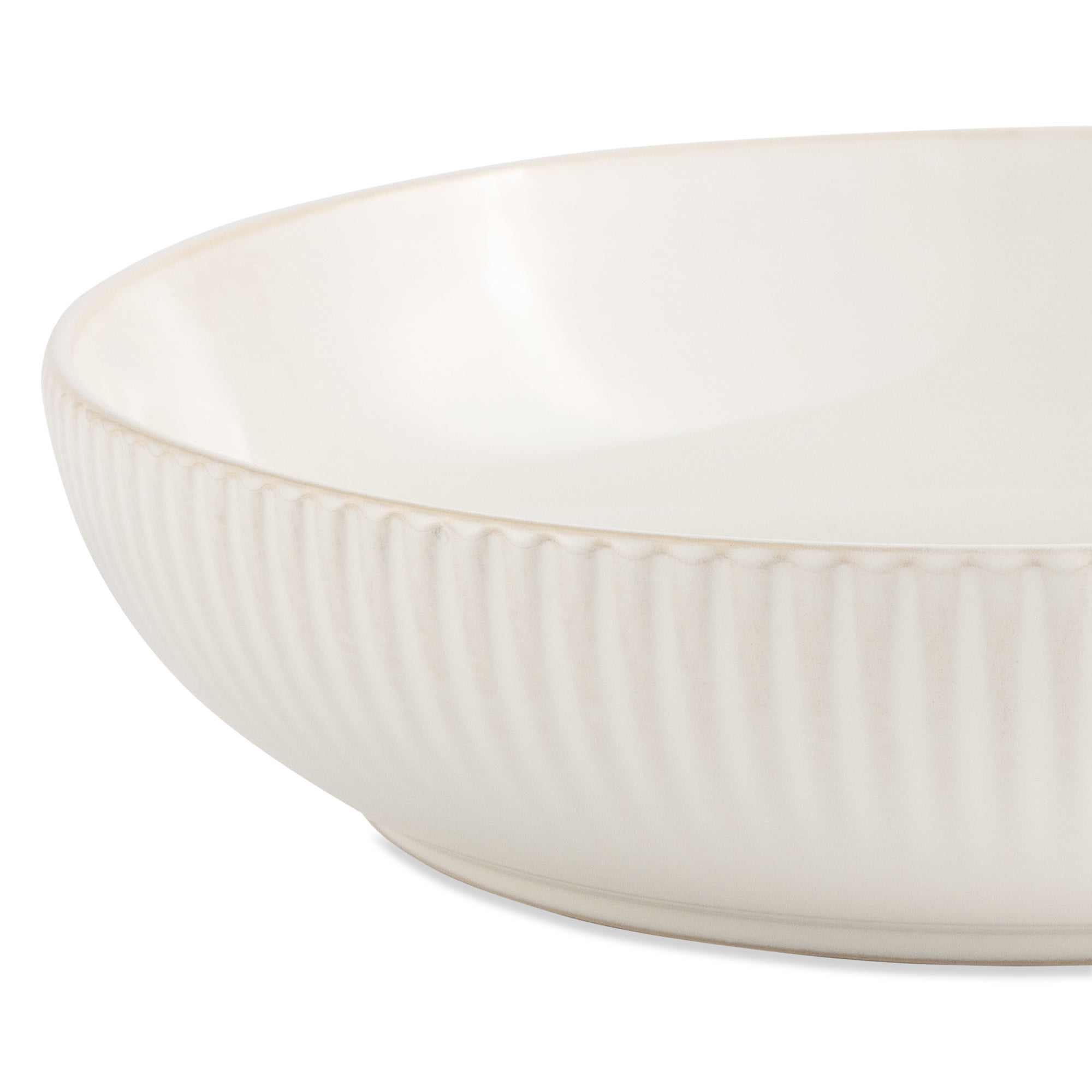 BETTER HOMES & GARDENS SAWYER DINNER BOWL CREAM