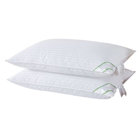 SUFUEE King Size Soft Sleeping Pillows, Goose Down and Feather Hotel Collection - Set of 2