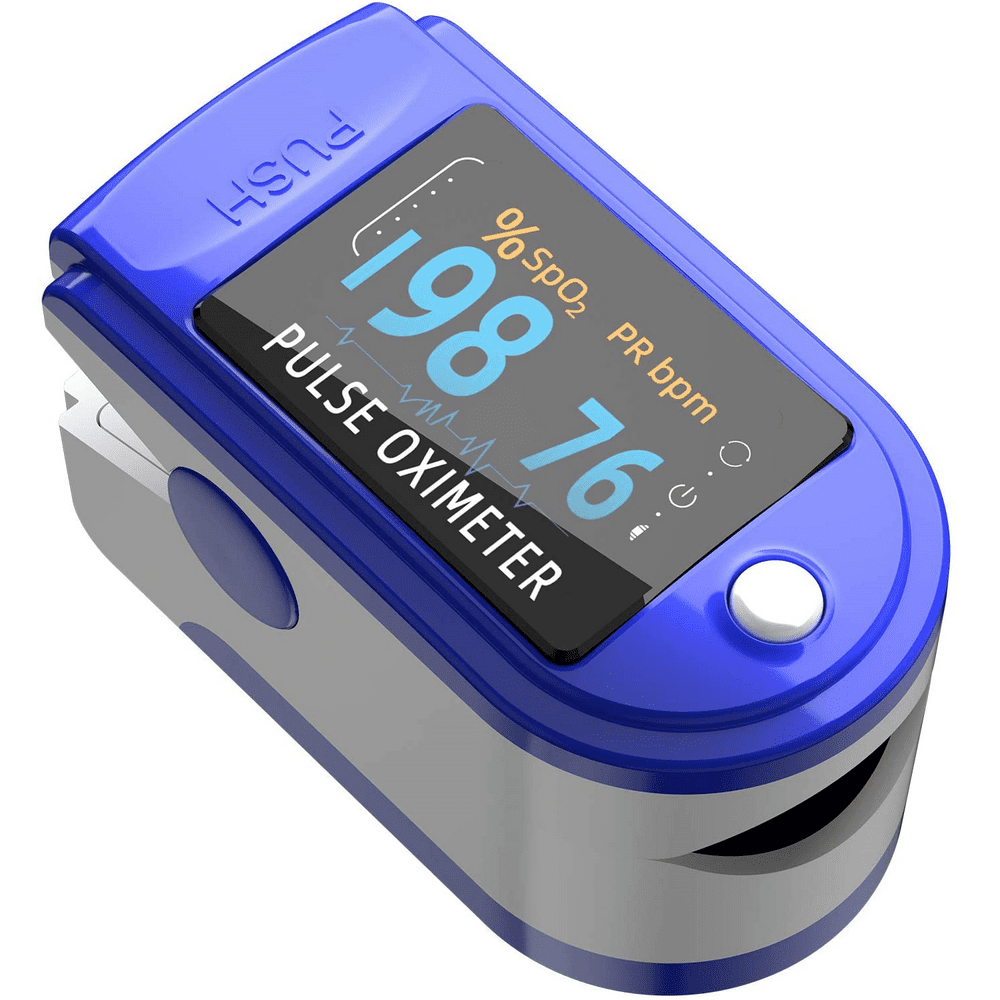 Fingertip Pulse Oximeter Blood Oxygen Meter SpO2 Monitor, Blood Oxygen
