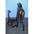 thumbnail image 6 of Nifao Life Size Bronze Giraffes Statues, One Laying, One Standing – Garden Outdoor Decor Sculpture, 77"L x 21"W x 58"H, 6 of 12