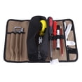 thumbnail image 3 of Khall Sac à Outils 36 * 25cm Durable Imperméable Toile Électricien Retrousser Outils Matériels Sac de Rangement, Sac de Matériel, 3 of 8