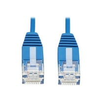 Tripp Lite 6in Cat6a Molded Ultra-Slim UTP Network Patch Cable Blue N261UR6NBL