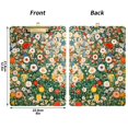 thumbnail image 5 of FORMRS Acrylic Clipboard with Low Profile Clip Standard A4 Letter Size, 12.5" x 9", Beige Floral Garden, 5 of 8