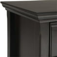 thumbnail image 4 of Amherst 24 inch Wide Solid Wood Transitional Bedside Table in Hickory Brown, 4 of 10