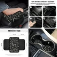 thumbnail image 5 of Renewold Sun Moon Star Car Seat Cover Front Seat Cover 12 PCS, with Steering Wheel Cover Seat Belt Pad Armrest Cover Garbage Bag Air Vent Bag Rearview Mirror Cover Coasters Key Chain Universal Fit, 5 of 7