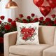 thumbnail image 5 of Yusimy 45 x 45 Inch Valentine's Day Heart Themed Pillowcase with Heart and Flower Print for Sofa Decor for Holiday Decor, 5 of 6