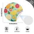 thumbnail image 3 of Grapefruits Pears Lemons Black Round Placemats Plate Mats 15 Inch Non-Slip Heat Resistant Washable PVC Set Indoor for Kitchen Dining Table 1PC, 3 of 6