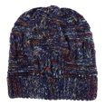 thumbnail image 5 of Raindrops Knitting Hat in Navy Blue for Lady with Warm Function and Simple Design 20x8.3in Size 1Pcs, 5 of 8