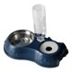 thumbnail image 2 of Cuenco extraíble para mascotas, alimentador de alimentos y agua, alimentador de alimentos portátil, cuenco para beber, antivuelco, antideslizante, pla , Azul oscuro Fernando Cuenco de alimentación, 2 of 8