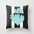 thumbnail image 1 of QIFEIHA Pastel Goth Heart Pillowcase Cushion Cover Two Sides Printing Size 20x30 inch, 1 of 2