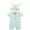 Mint Green, variant on Plaid Romper Baby Boy Toddler Boys Girls Solid Zipper Hooded Rabbit Bunny Casual Romper Jumpsuit Playsuit Sunsuit Clothes 18M, Size 6 Months