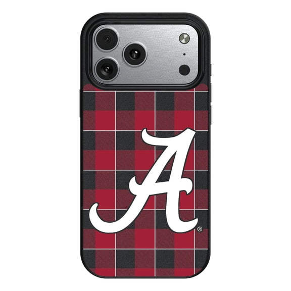 Keyscaper Alabama Crimson Tide Plaid Magnetic Bump iPhone Case