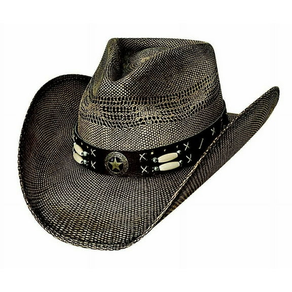 Bullhide Desperado - Straw Cowboy Hat Large Brown