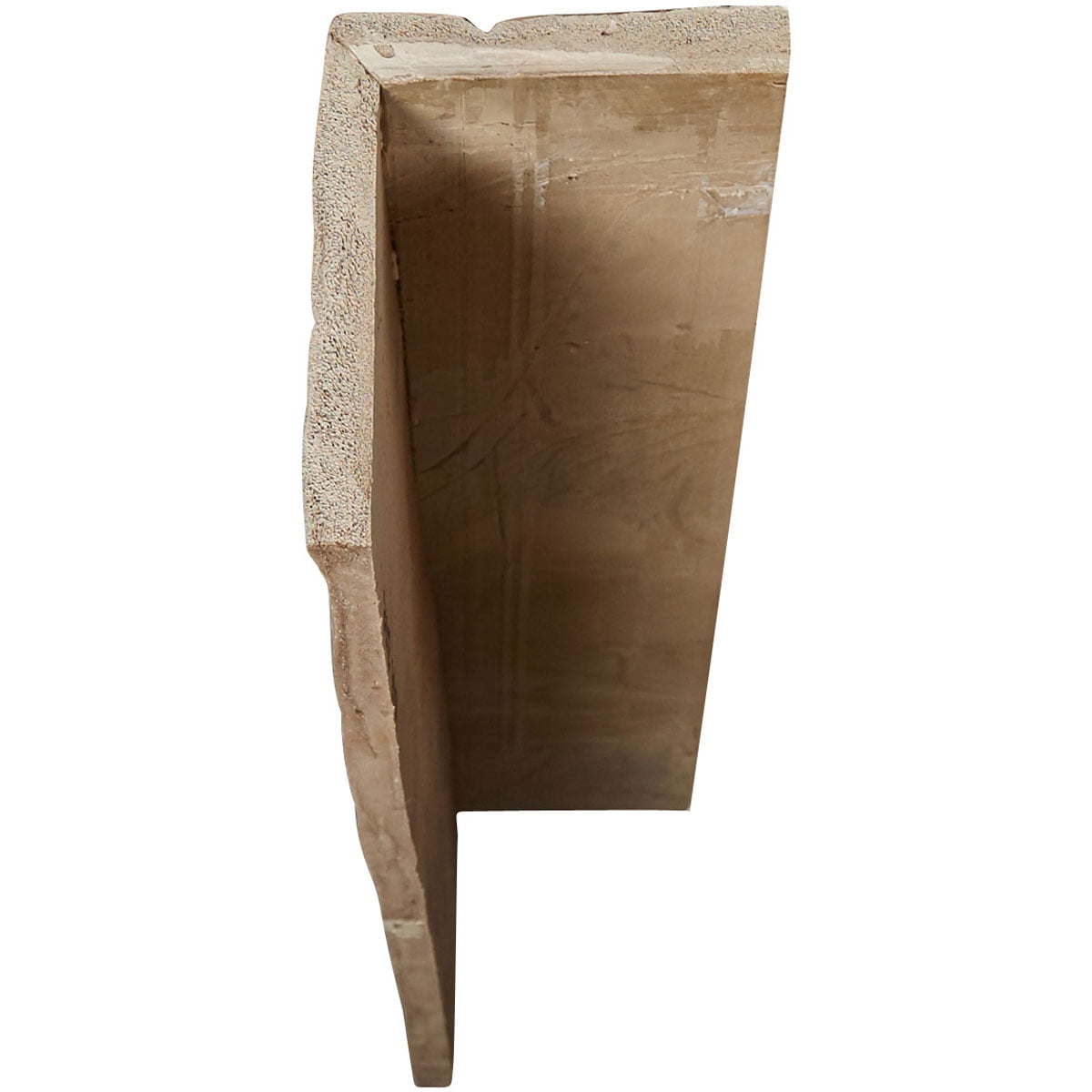 6"W x 6"H x 8'L 2-Sided (L-beam) Riverwood Endurathane Faux Wood Ceiling Beam, Whitewash