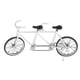 thumbnail image 1 of Escala 1:16 Zulema modelo de bicicleta tándem réplica de Juguete Blanco, 1 of 7