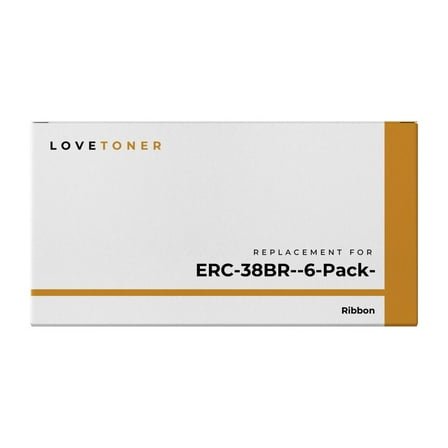 Epson ERC-38BR Red/Black Ribbon (6-Pack)