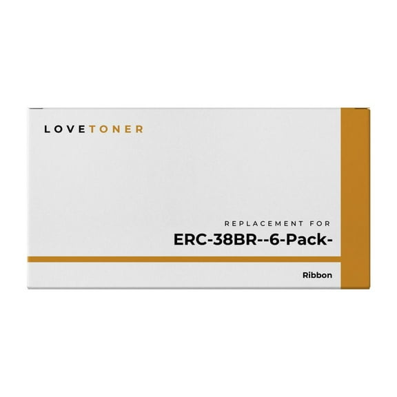 Epson ERC-38BR Red/Black Ribbon (6-Pack)