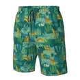 thumbnail image 4 of Honeii Shorts Décontractés à Imprimé Léopard pour Hommes avec Cordon de Serrage, Maillots de Bain Séchage Rapide Shorts de Plage-3TG, 4 of 6