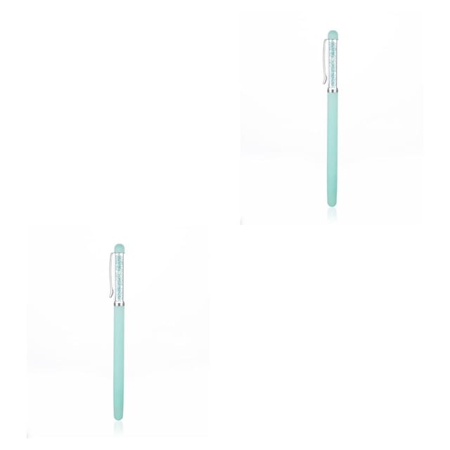 Toystoory Herramienta de pintura de diamantes de imitación de punto de cruz, artesanías de de mano, pegatina de cristal, bolígrafos de punto Verde 2Conjunto