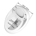 thumbnail image 6 of 1-Piece 1.28 GPF Single Flush Egg Shape Toilet in Glossy White, 6 of 25