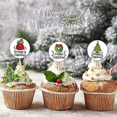 thumbnail image 4 of Christmas Merry Sticker Circular Label 1-inch, Christmas Card, Children's Sticker for scrapbooks or card making Christmas parties, 4 of 5