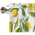 thumbnail image 3 of Rdsfhsp Yellow Lemon Rod Pocket Polyester Valance Curtain for Living Room Kitchen Decor 54x18 inch, 3 of 5