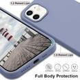 thumbnail image 4 of iPhone 12 Case, Phone Case iPhone 12 Pro, Slim Thin Soft Silicone Gel Shockproof Protective Hard Bumper Drop Protection Girls Women Boys Men Cute iPhone 12/12 Pro Cover, New Grey, 4 of 7