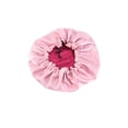 thumbnail image 2 of Happy Date Reusable Shower Cap, Bathing Caps, Elastic Double Waterproof Layers Bathing Hair Cap for Women Girls Ladies Spa Salon, 2 of 4