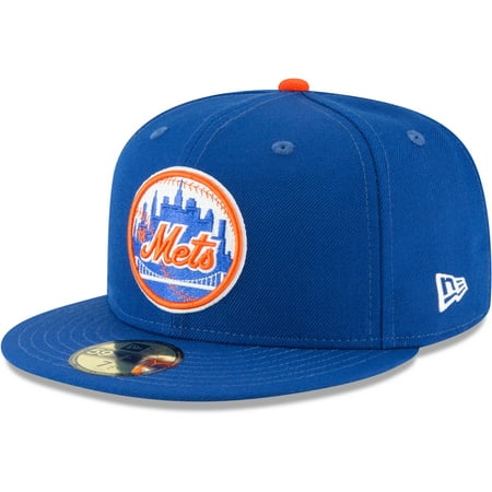 New Era Fitted Wool - New York Mets New Era Cooperstown Collection Wool 59FIFTY Fitted Hat - Blue