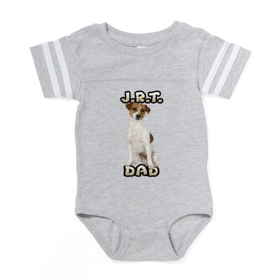 CafePress - Jack Russell Terrier Dad - Cute Infant Baby Football Bodysuit