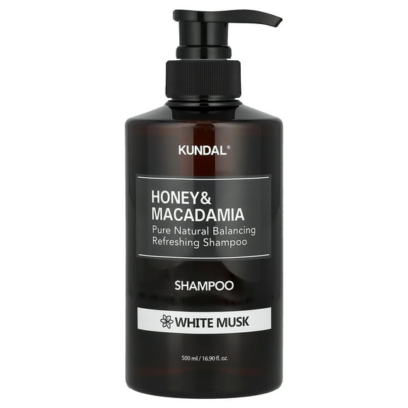 Kundal Honey & Macadamia, Shampoo, White Musk, 16.9 fl oz (500 ml)