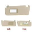 thumbnail image 5 of Left Driver & Right Passenger Side Car Sunvisor With Makeup Mirror For 2010-2023 Toyota 4Runner Replace 74320-35A91-B1 74310-35B01-B1-Driver and codriver-beige, 5 of 6