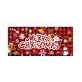 thumbnail image 2 of Hometravel Seasonal Garage Banner Display, Christmas Themed Door Decoration Flag, Party Atmosphere Backdrop for Outdoor Holiday Celebration, 2 of 6