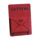 thumbnail image 3 of Llavero colgante con ganchos, organizador de madera para cartas y correo, estante de pared Rojo, 3 of 9