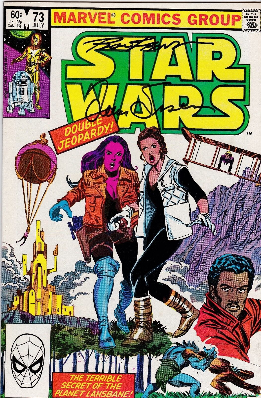 1977 Star Wars #73 Signed Ron Frenz & Louise Simoson